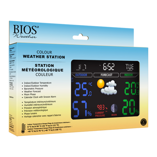 Station météorologique couleur