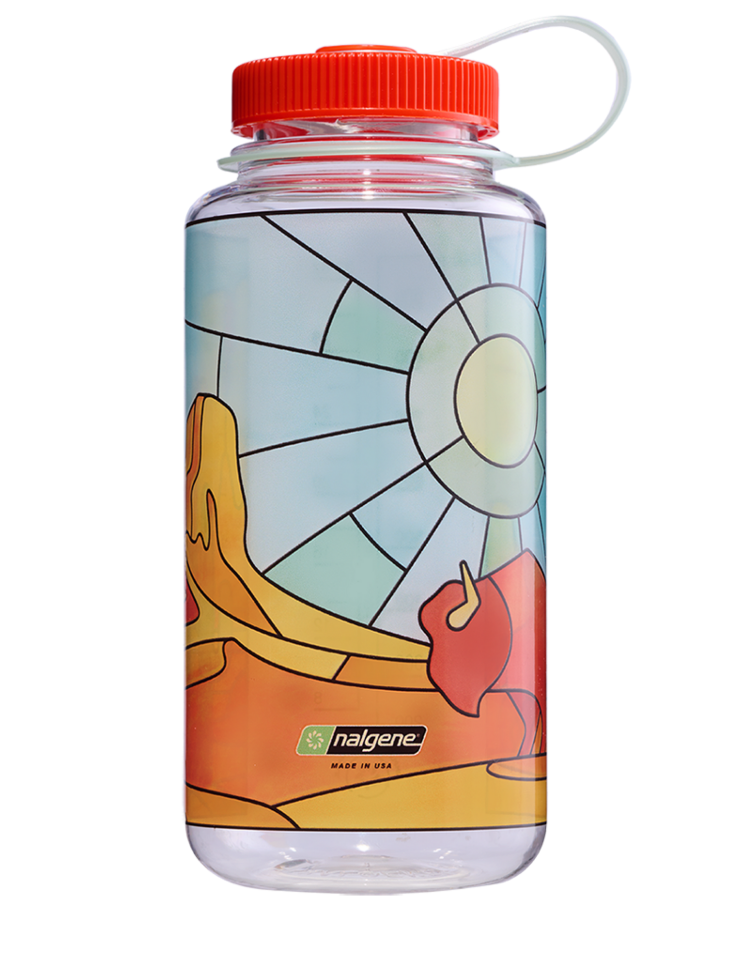 Bouteille à large goulot 32 oz - Vitrail