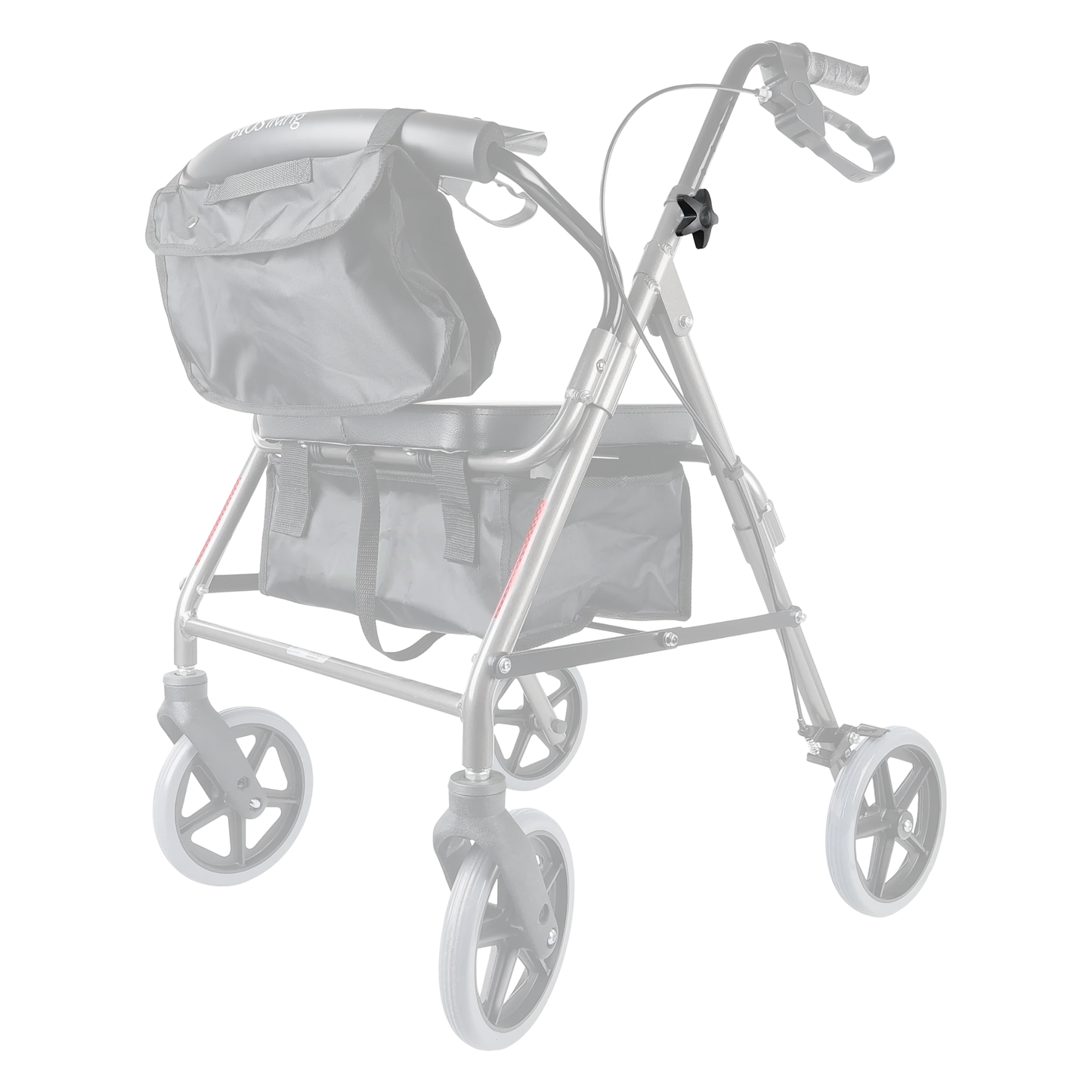 Bouton d’ajustement pour déambulateur pliable