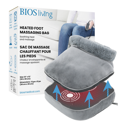 Sac de massage chauffant pour les pieds