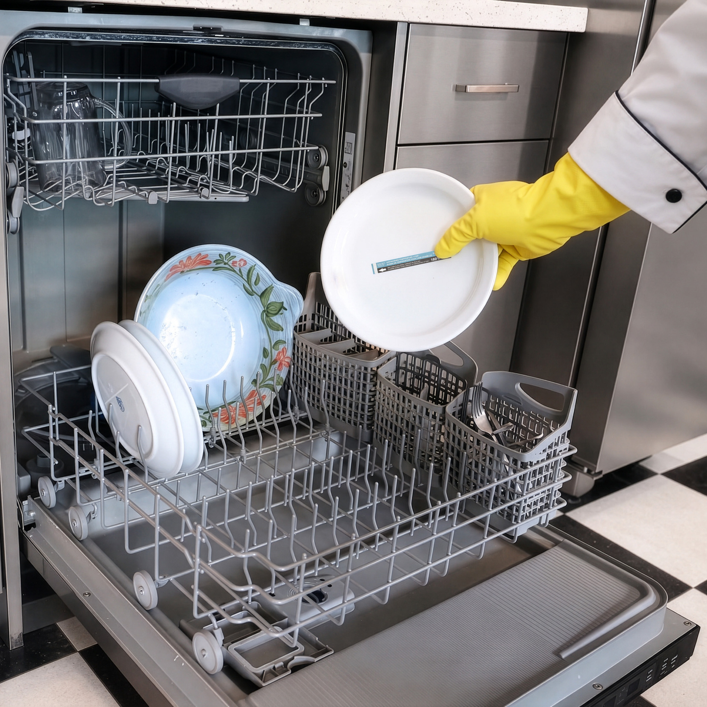Bandes de test de température pour lave-vaisselle
