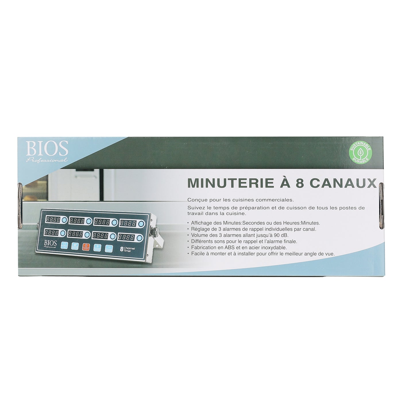 8 CHANNEL TIMER Packaging French