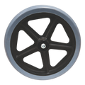 8" Front Wheel for Folding Rollators