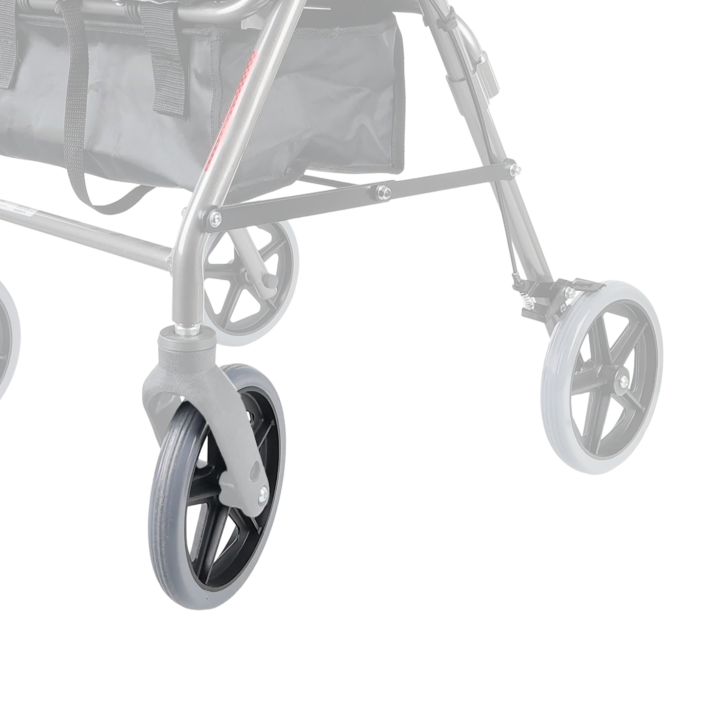8" Front Wheel for Folding Rollators
