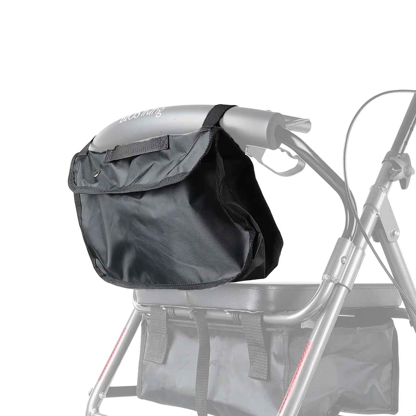 Sac avant en nylon pour déambulateur pliable