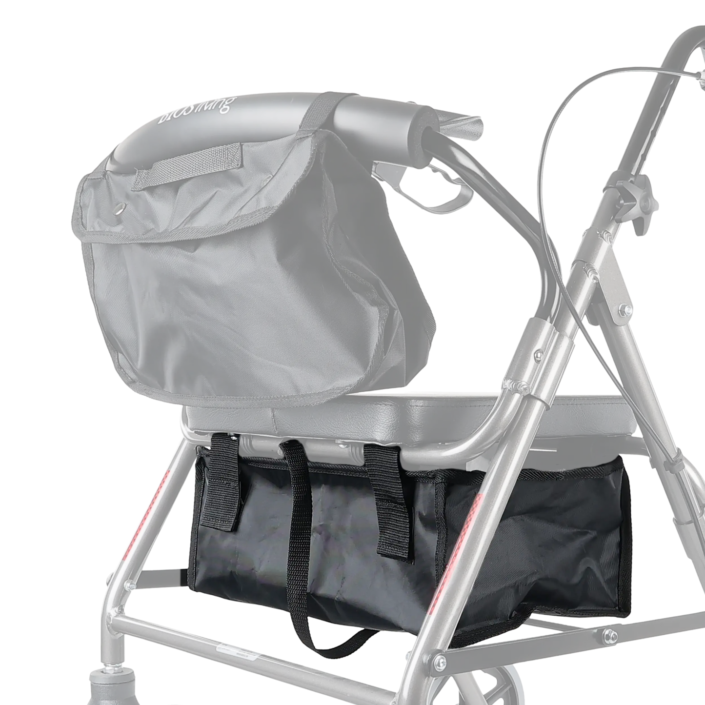 Under Seat Nylon Bag for Rollators